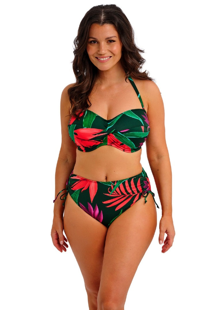 Fantasie | Pichola Twist Bandeau Bikini Top | Mangrove