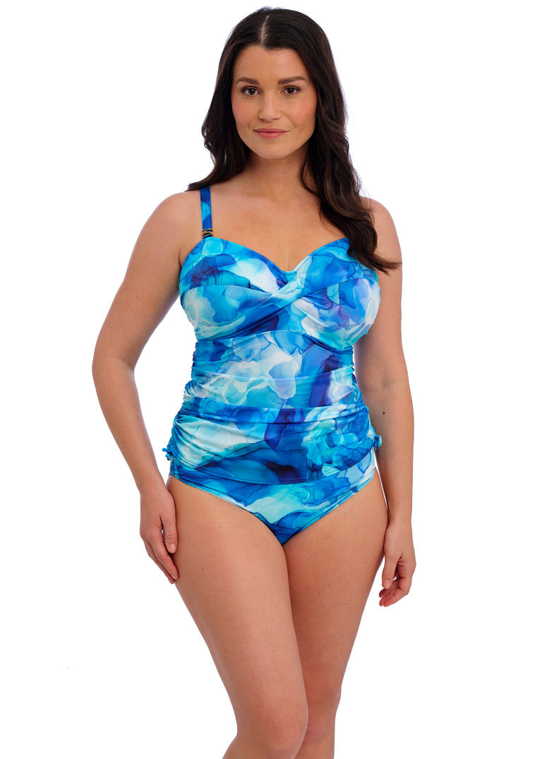 Fantasie | Saunton Sands Twist Front Tankini | Dazzling Blue
