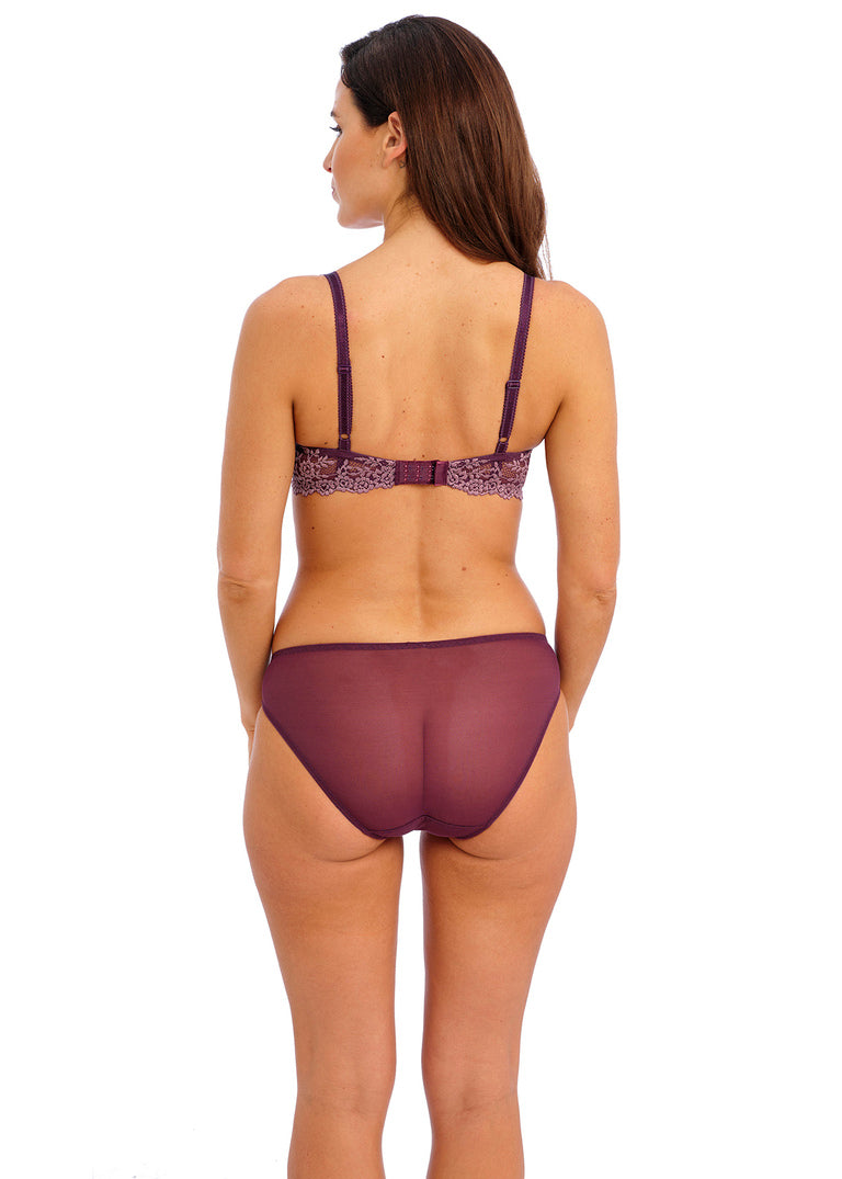 Wacoal | Embrace Lace Brief | Plum