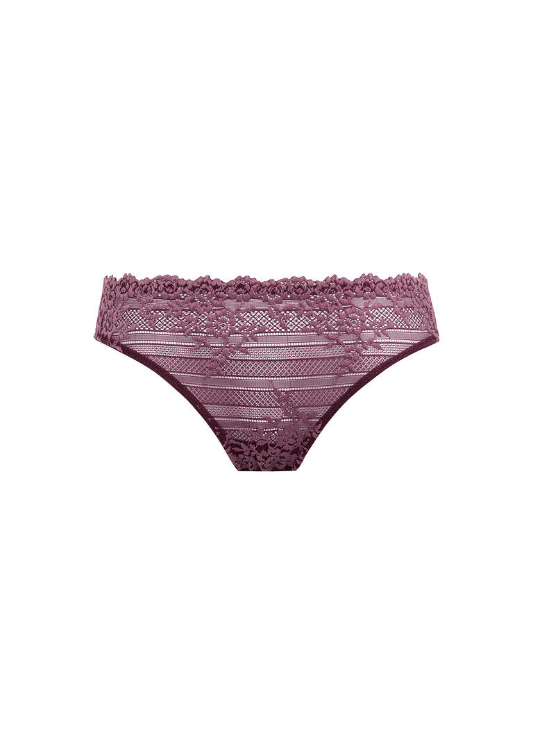 Wacoal | Embrace Lace Brief | Plum