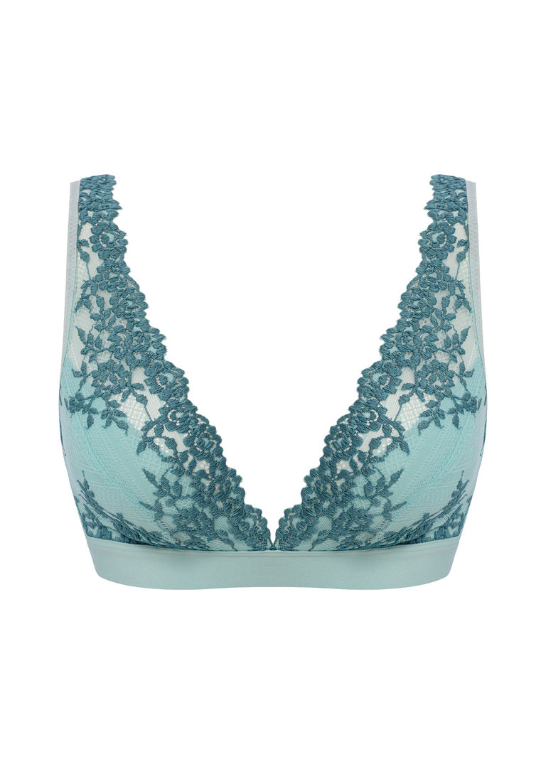 Wacoal | Embrace Lace Bralette | Eggshell Blue
