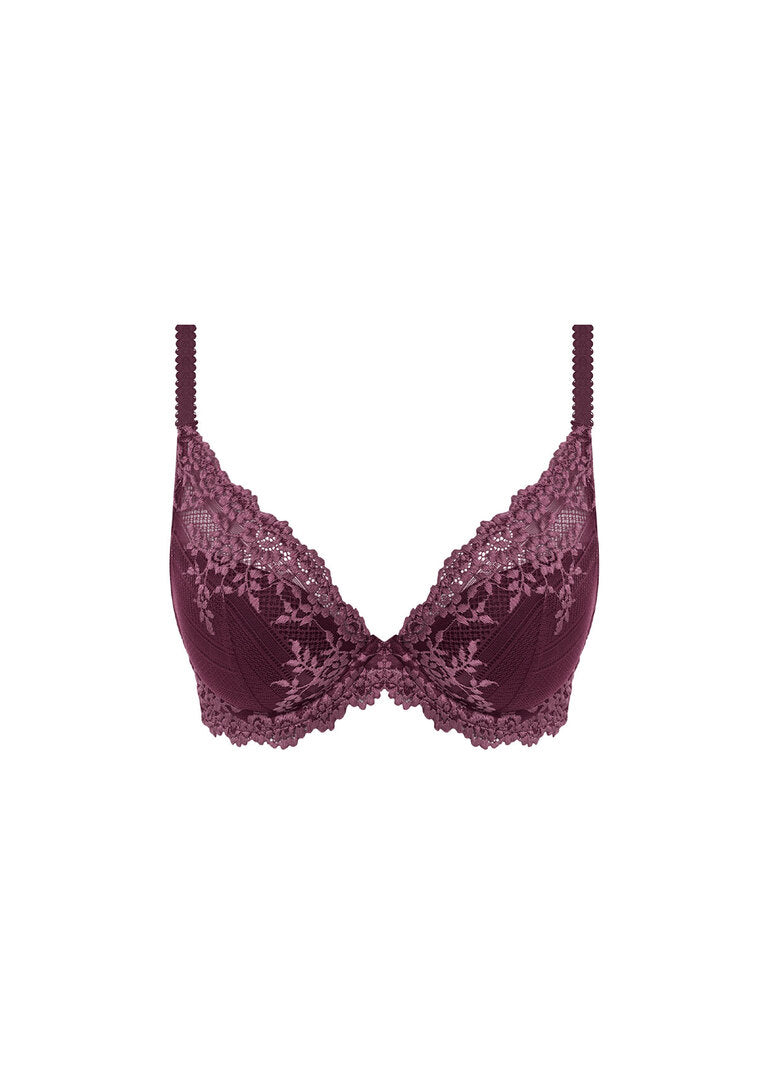 Wacoal | Embrace Lace Plunge | Plum