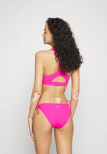 Load image into Gallery viewer, Puma | Tie Side Bikini Bottom | Neon Pink

