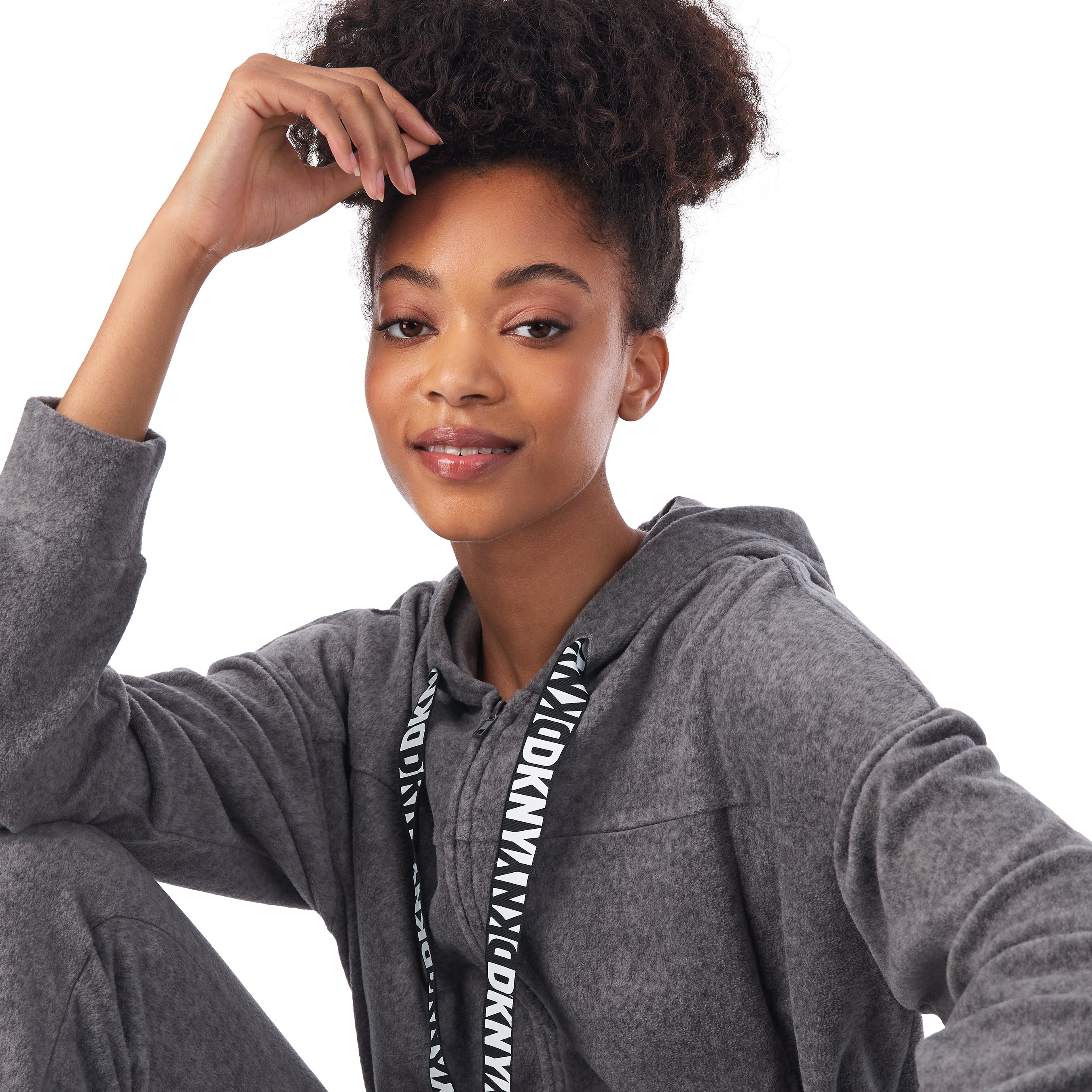 DKNY | Hoodie & Pant Lounge Set | Charcoal