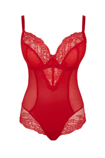 Panache | Ana Bodysuit | Salsa Red
