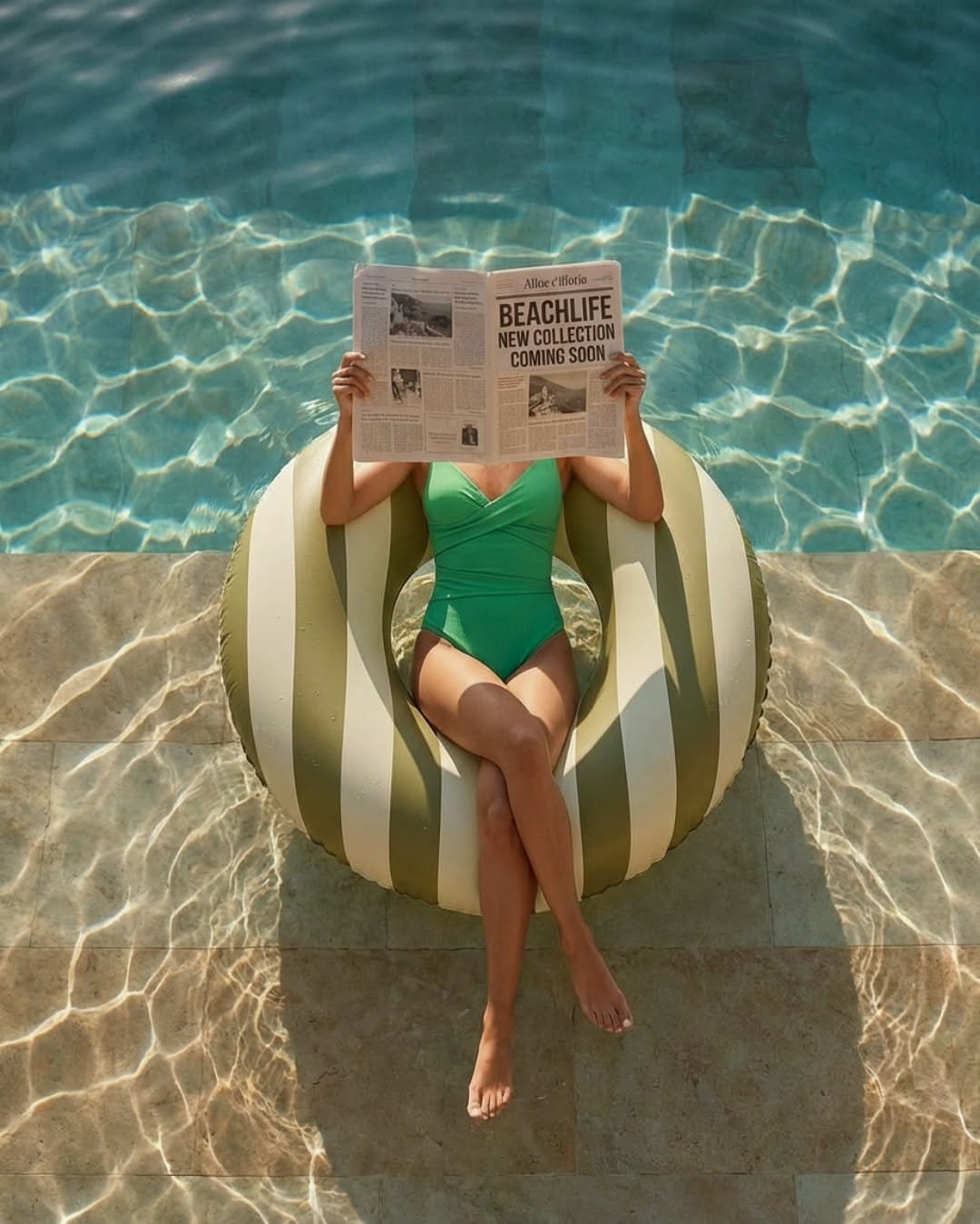 Beachlife | Wrap Swimsuit | Spring Green