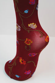 Trasparenze | Platino Tights | Bordo