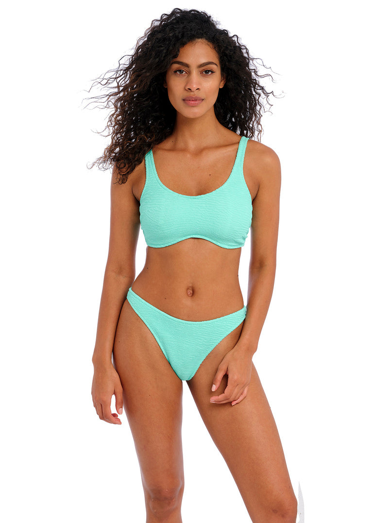 Freya | Ibiza Waves High Leg Bikini Brief | Frozen
