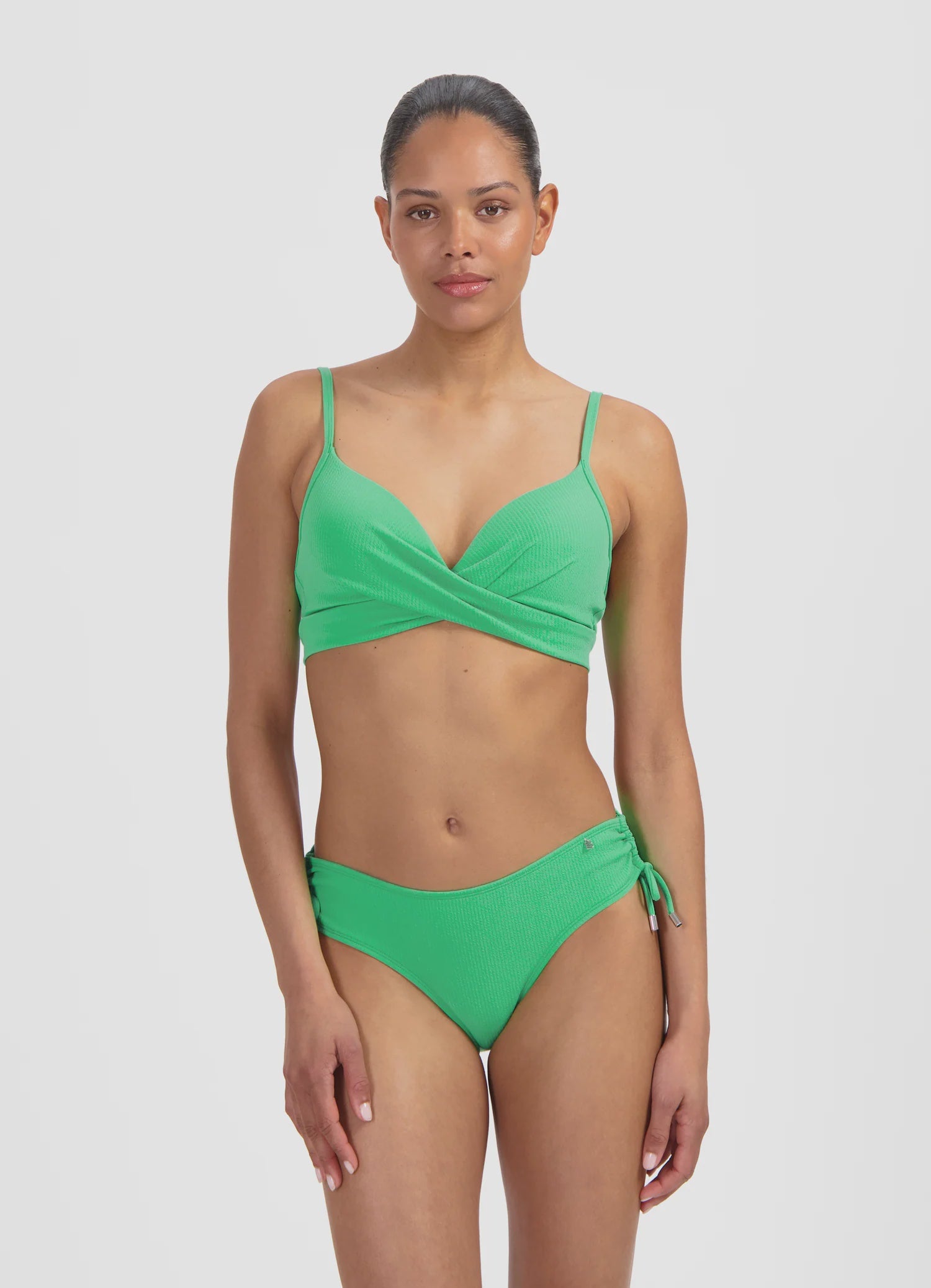 Beachlife | Lace Up Bikini Bottom | Spring Green
