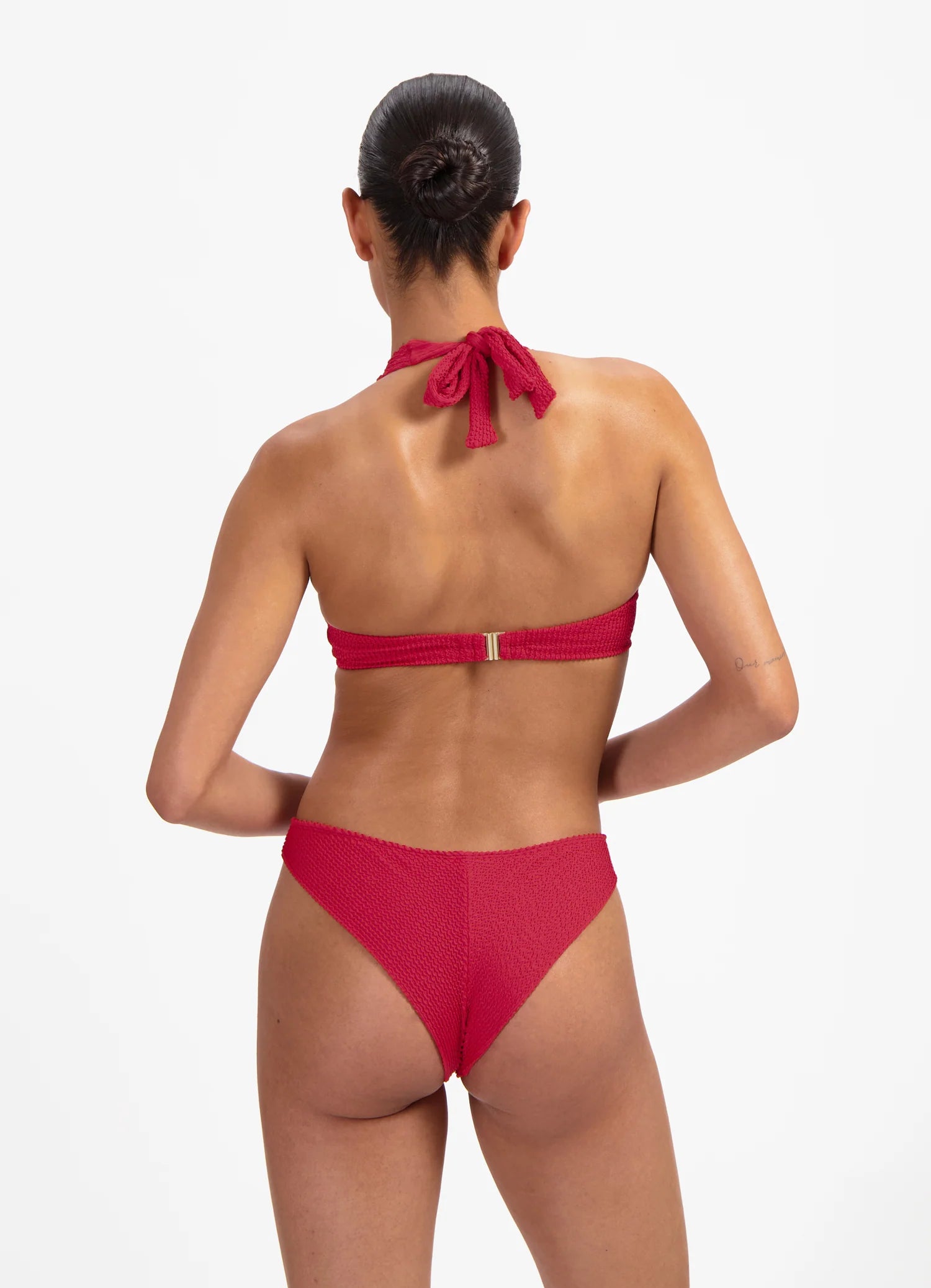 Beachlife | Halter Bikini Top | Lipstick Red