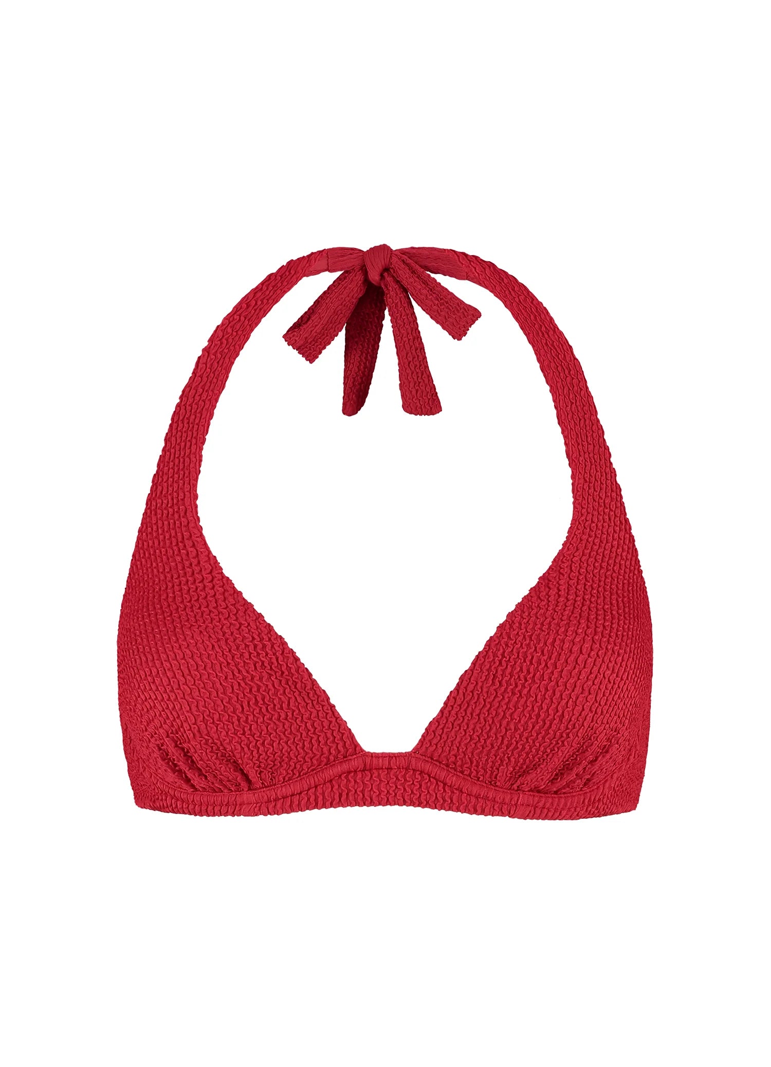Beachlife | Halter Bikini Top | Lipstick Red