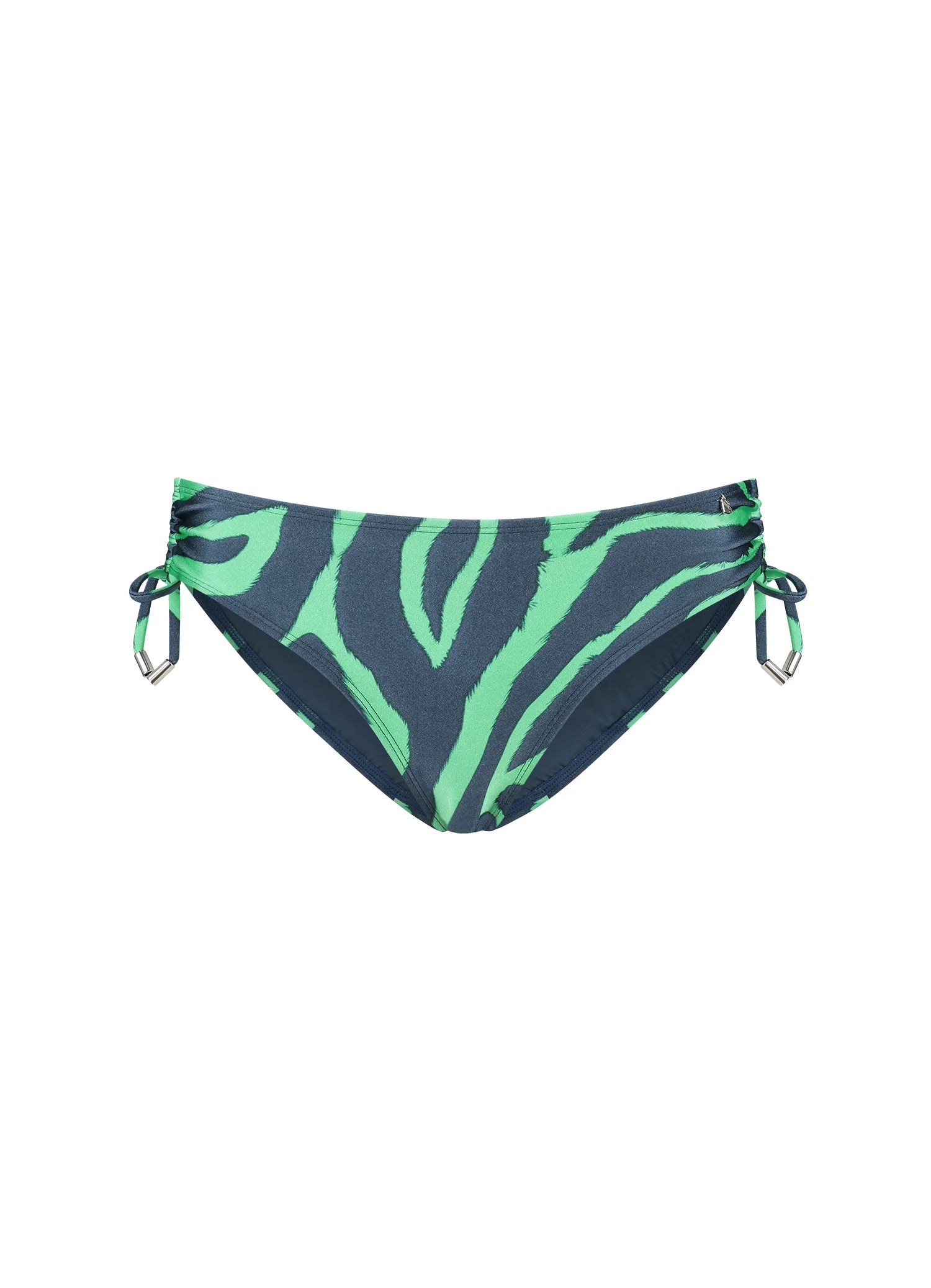 Beachlife | Lace Up Bikini Bottom | Green Tiger