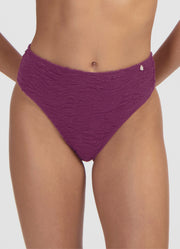 Beachlife | High Waist Bikini Bottom | Bright Plum