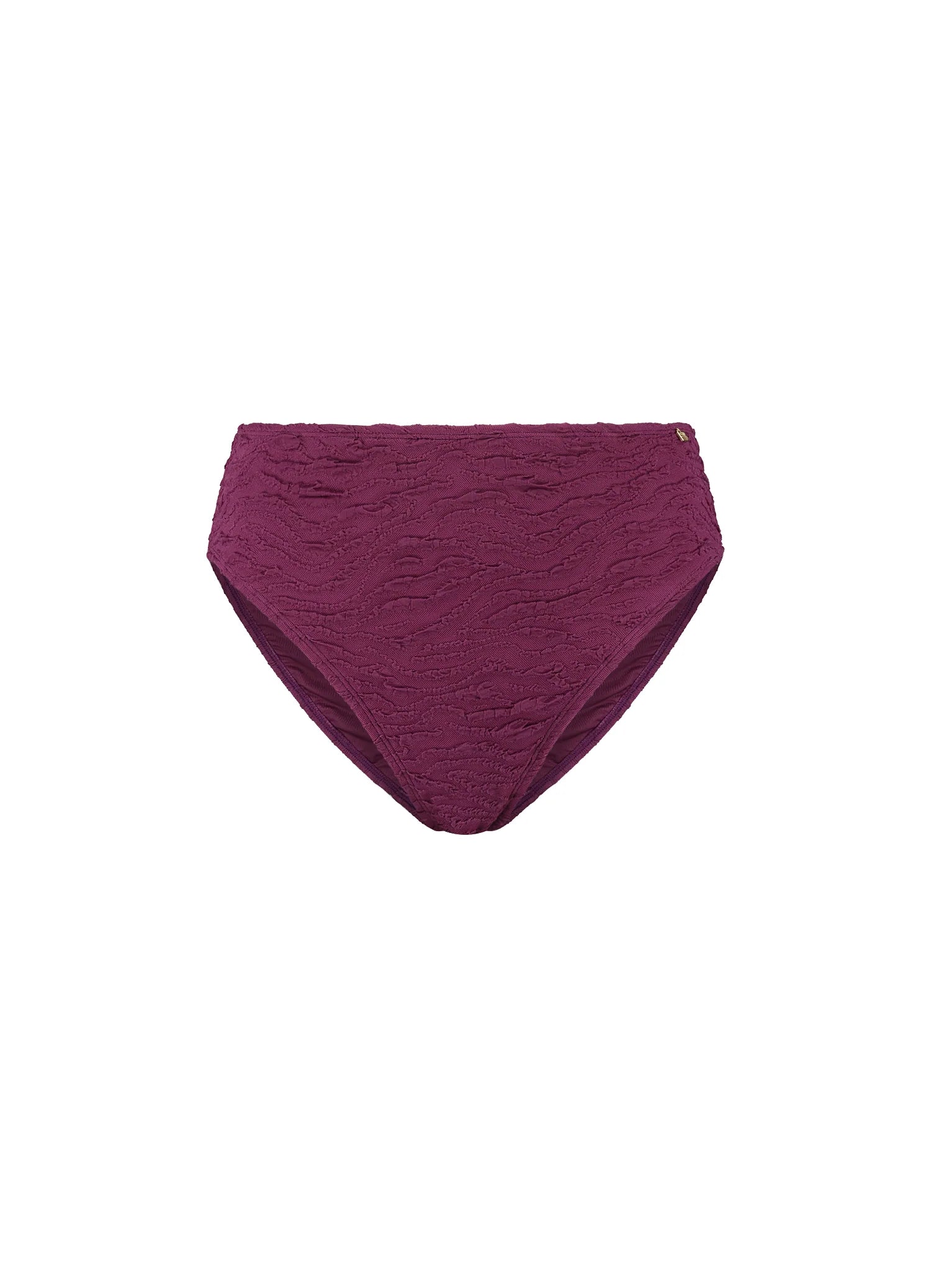 Beachlife | High Waist Bikini Bottom | Bright Plum