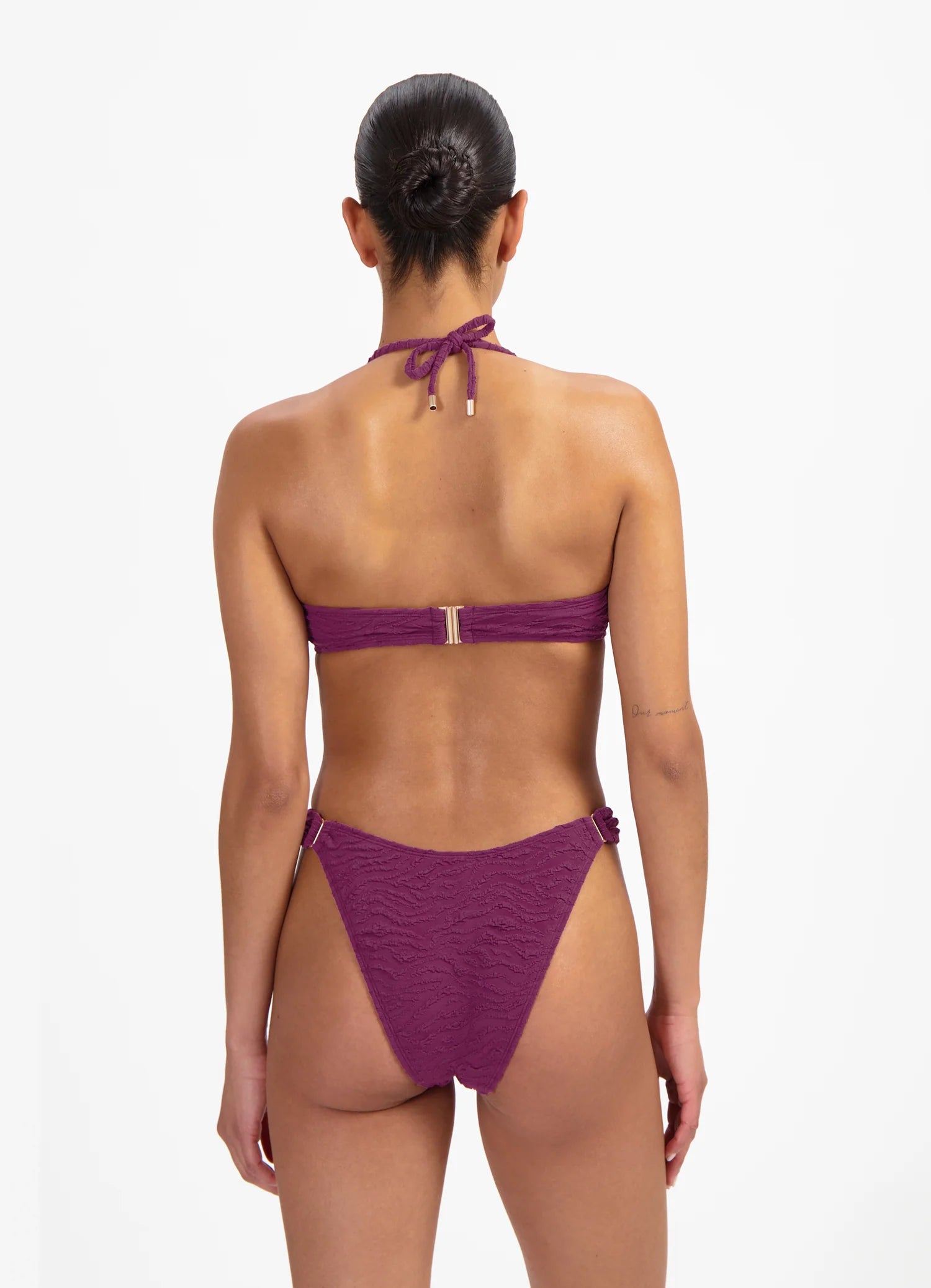 Beachlife | High Leg Bikini Bottom | Bright Plum