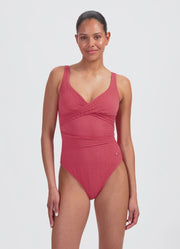Beachlife | Wrap Swimsuit | Berry