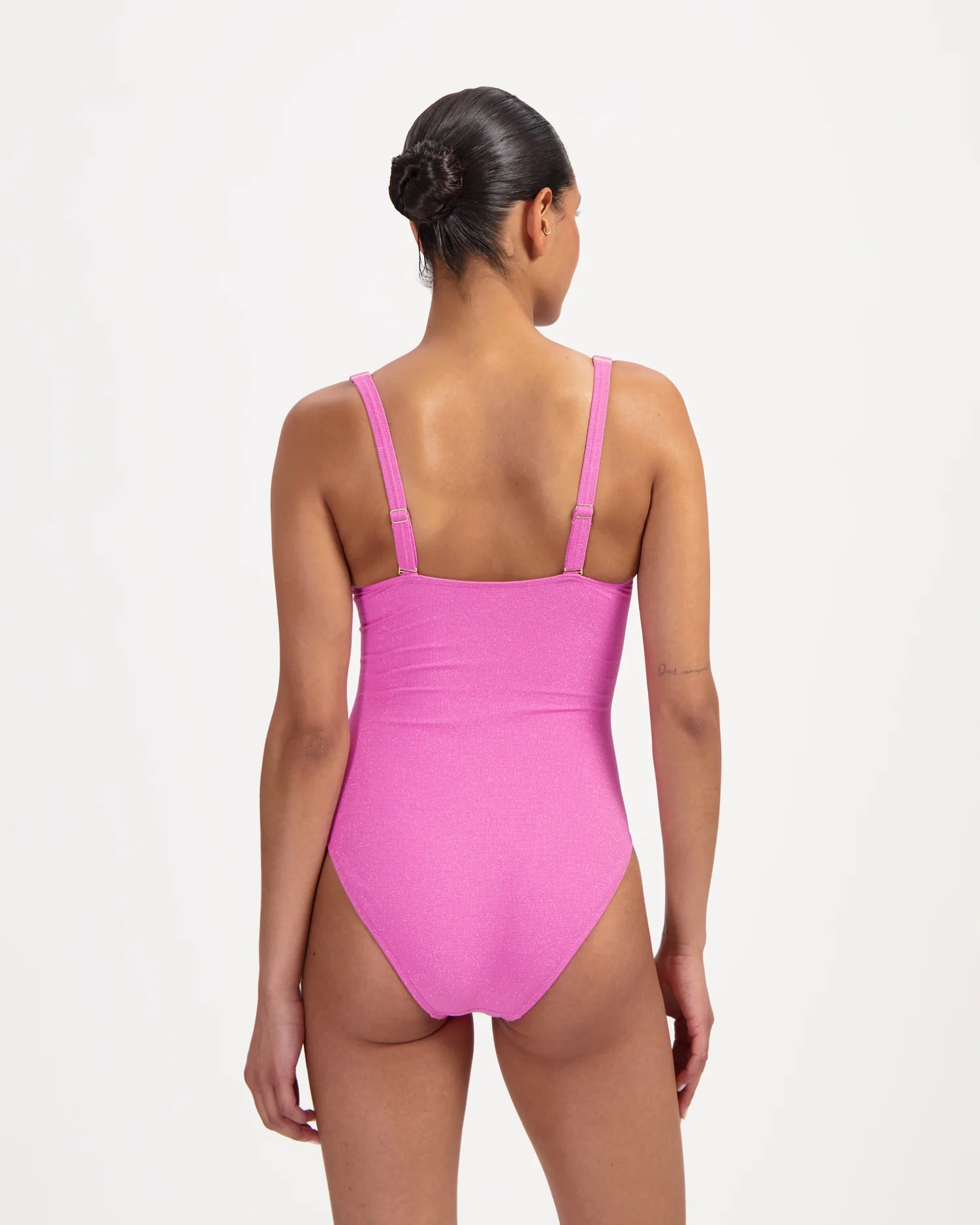 Beachlife | Wrap Swimsuit | Pink Shimmer