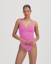 Beachlife | Wrap Swimsuit | Pink Shimmer