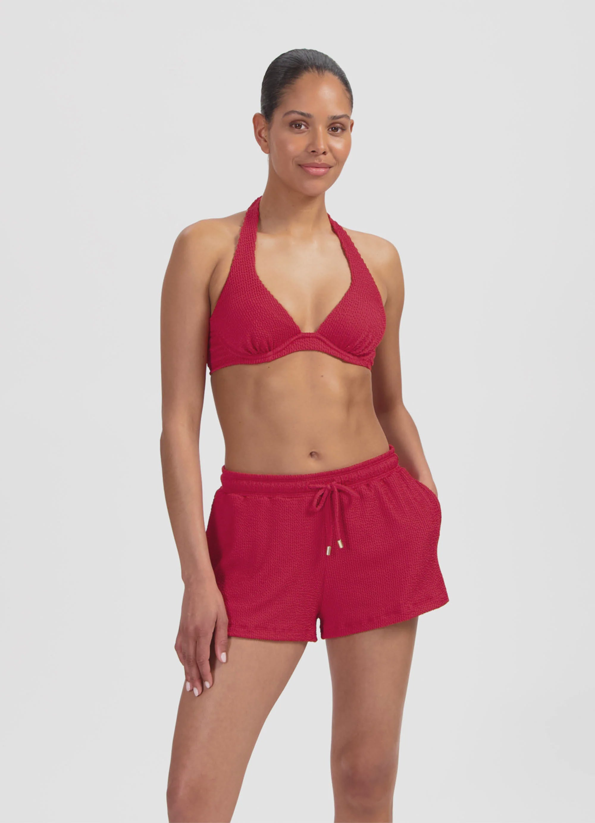 Beachlife | Shorts | Lipstick Red