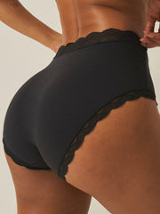 Stripe & Stare | High-Rise Knicker | Black