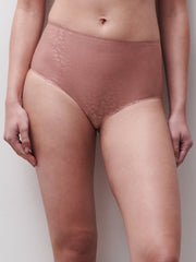 Chantelle | High Waist Brief | Pink Leo Shimmer