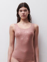 Chantelle | Softstretch Tank Top | Pink Leo Shimmer