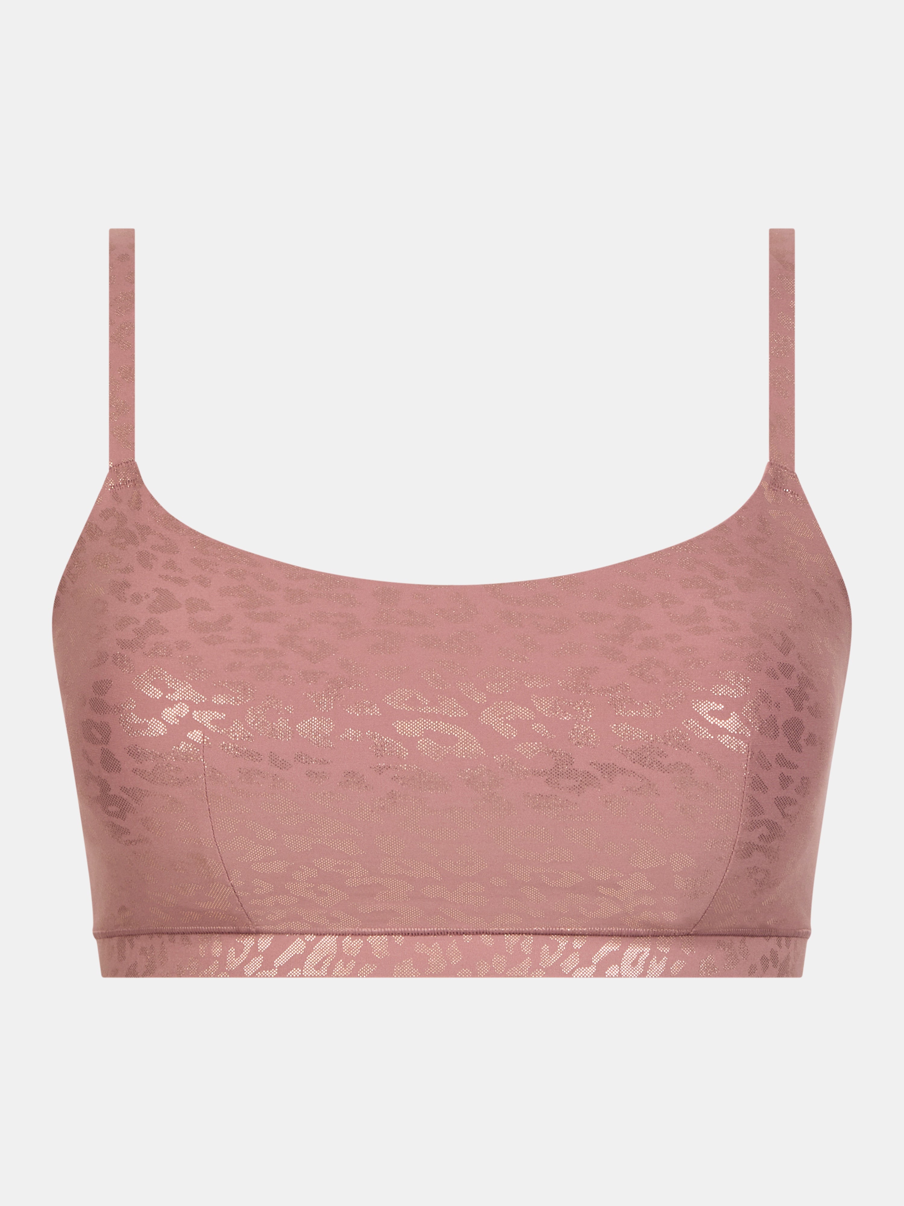 Chantelle | Padded Bralette | Pink Leo Shimmer