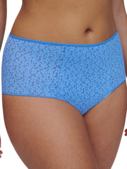 Chantelle | Norah High Waisted  Full Brief | Antoinette Blue