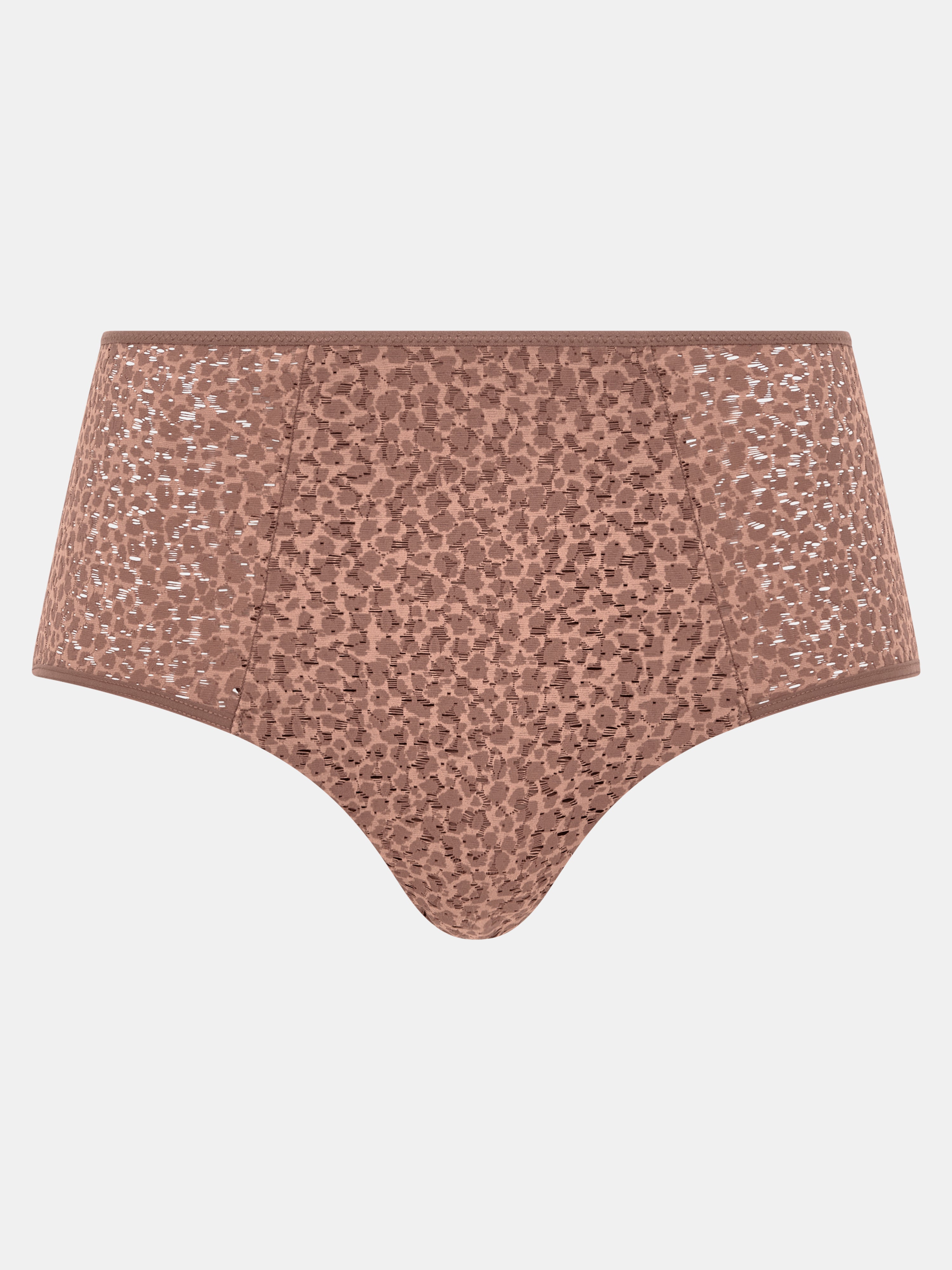 Chantelle | Norah High Waist Brief | Wild Brown