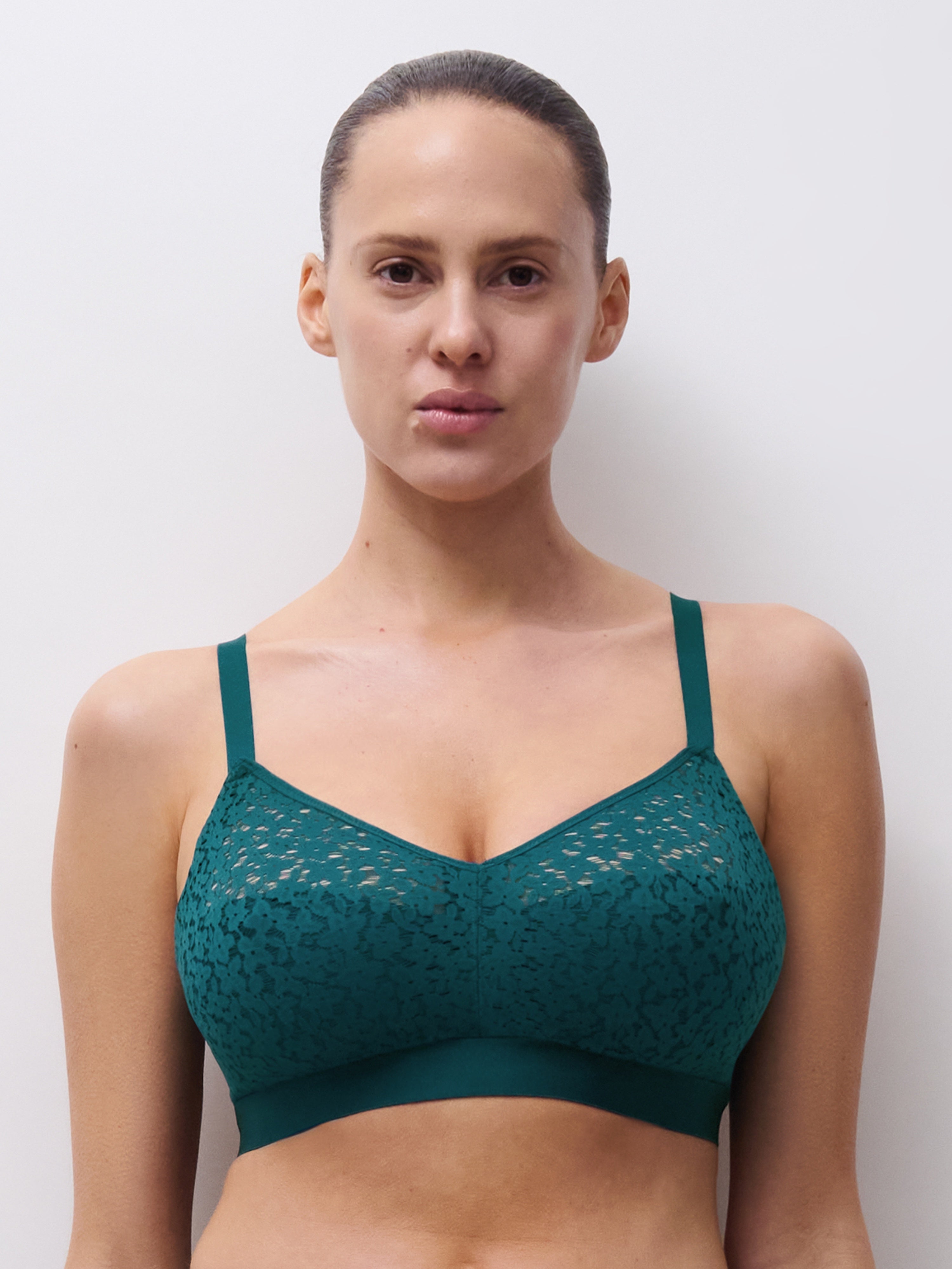 Chantelle | Norah Wirefree Support Bra | Oriental Green
