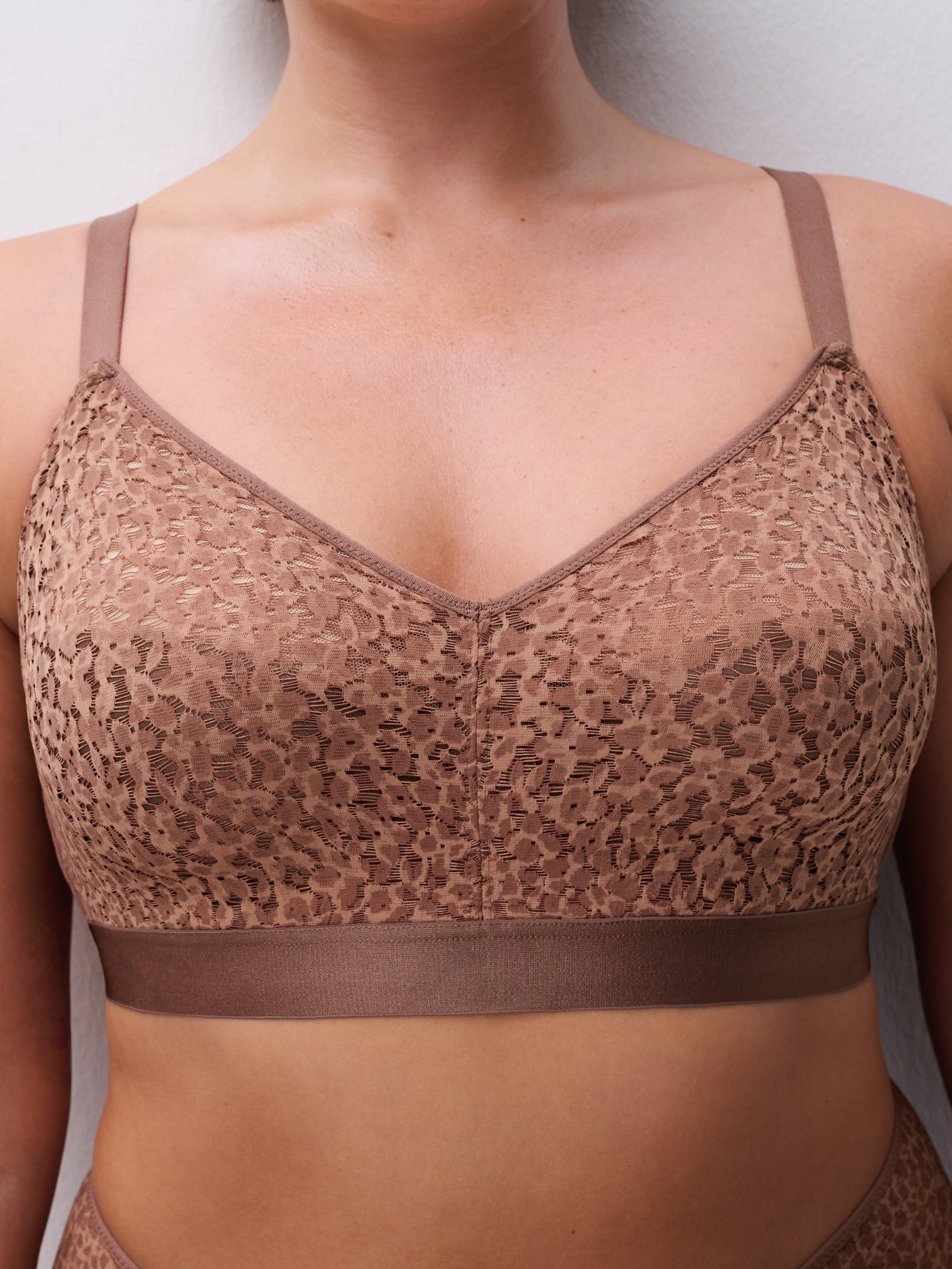 Chantelle | Norah Wirefree Support Bra | Wild Brown