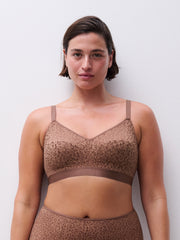 Chantelle | Norah Wirefree Support Bra | Wild Brown
