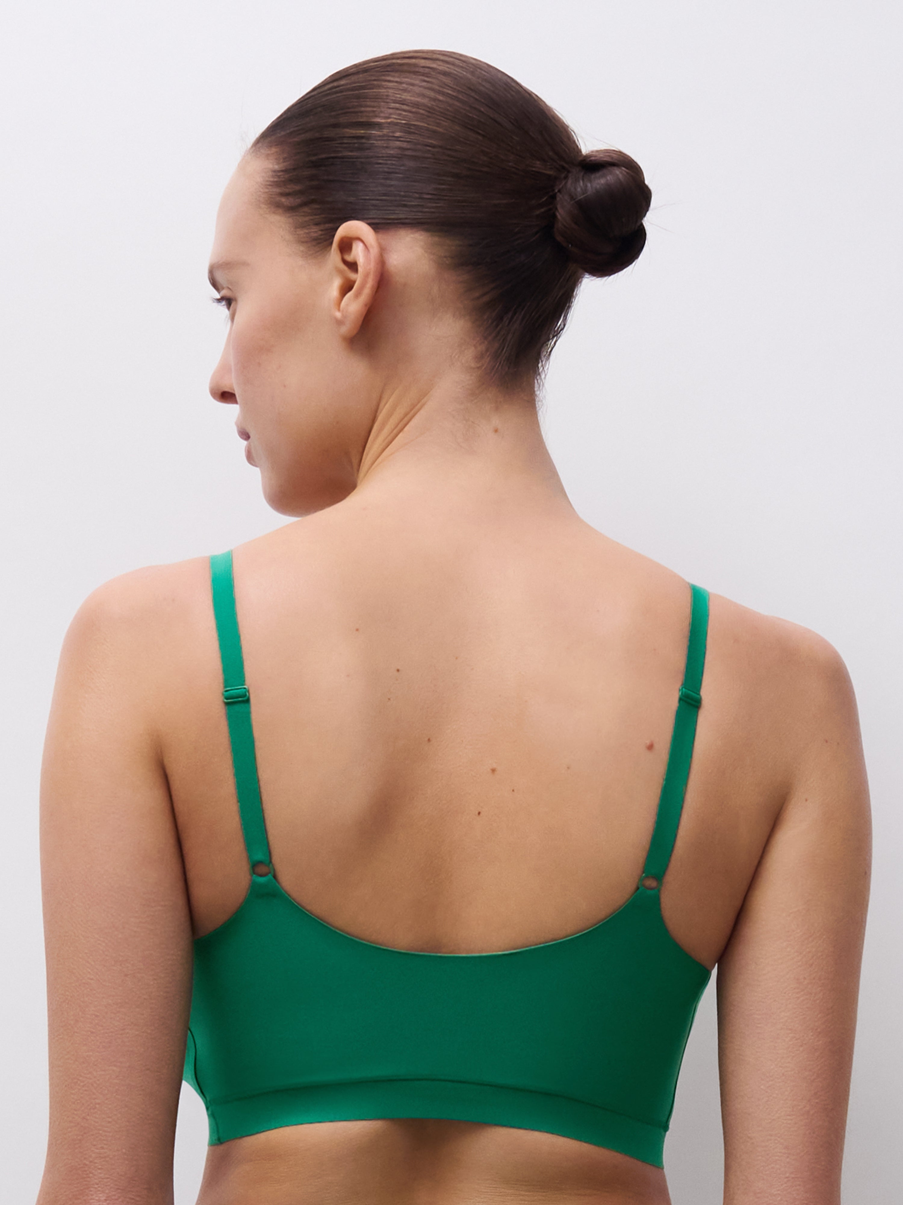 Chantelle | Padded Bralette | Racing Green