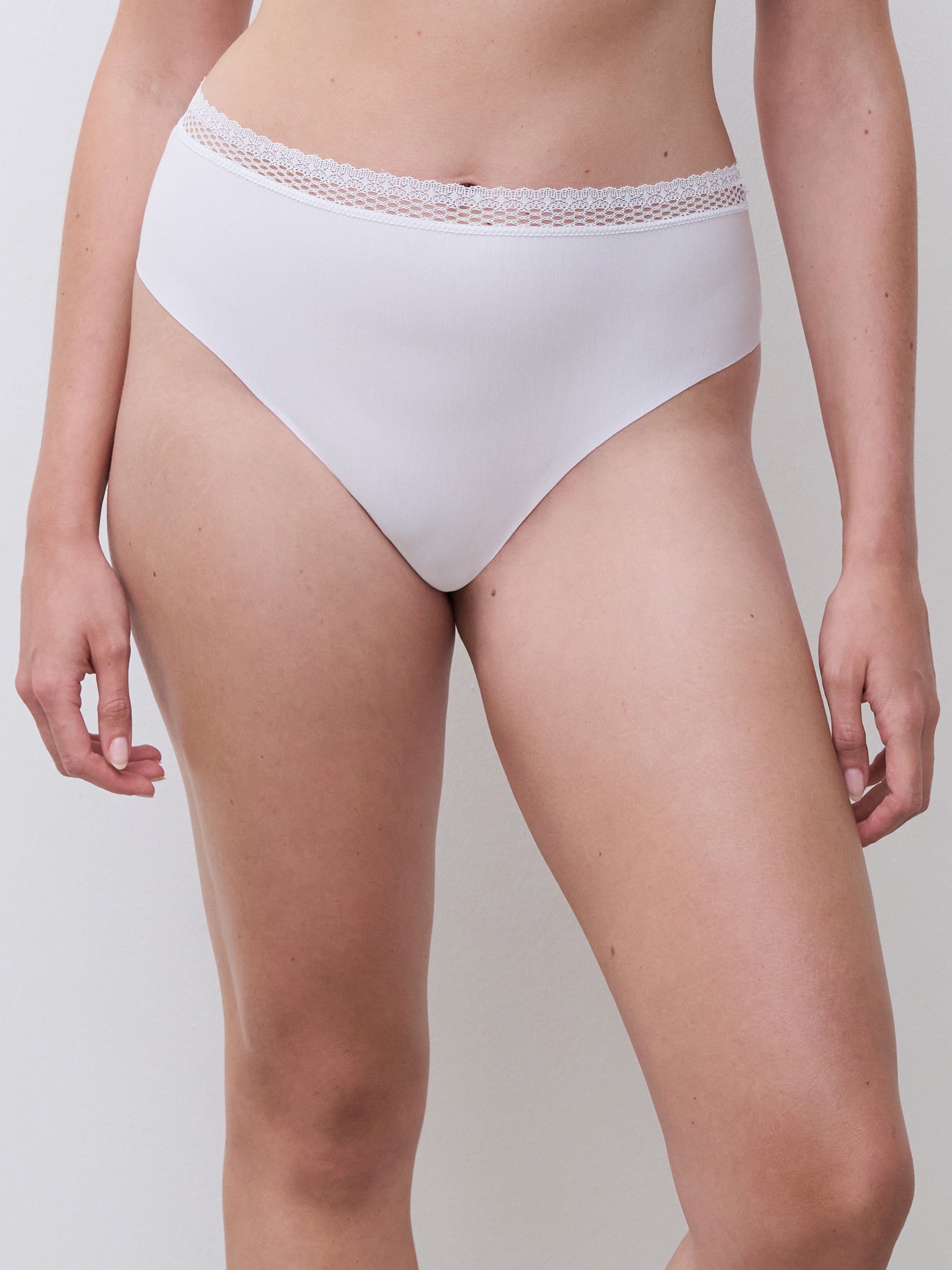 Chantelle | Cozy Chic High Cut Brief | White