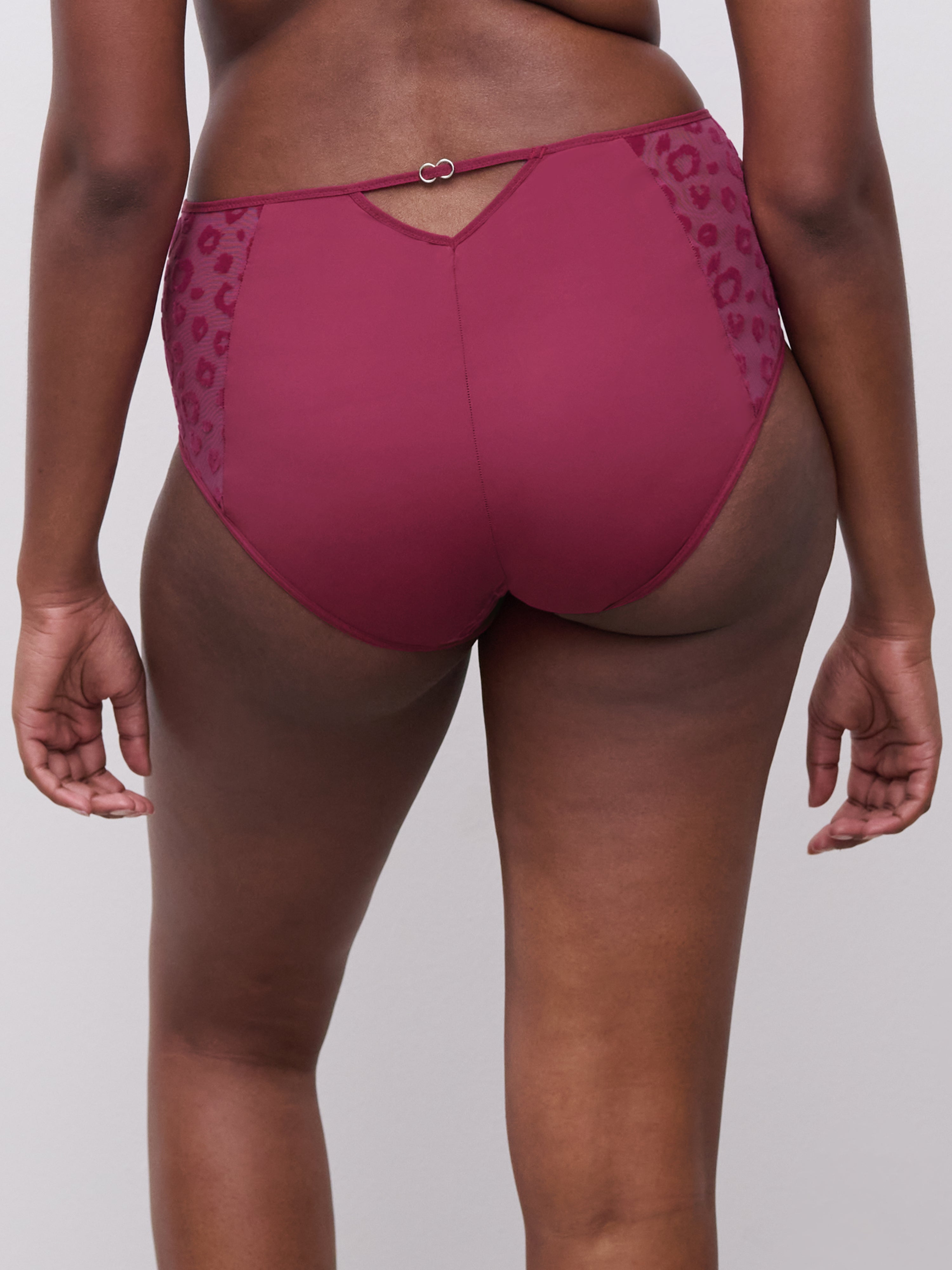 Chantelle Pulp | Girls High Waist Full Brief | Fuchsia
