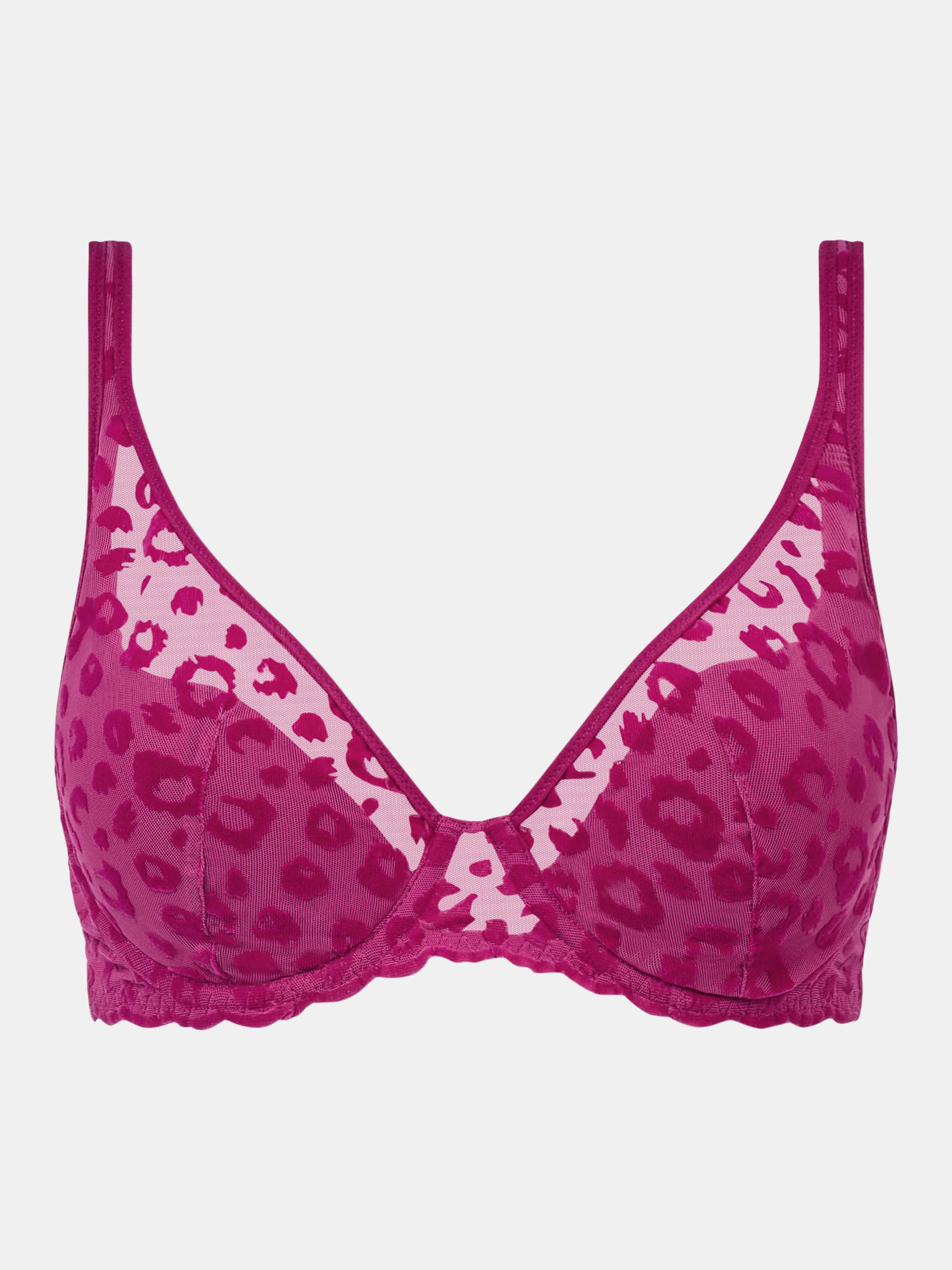 Chantelle Pulp | Girls Plunge Moulded Bra | Fuchsia