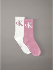 Calvin Klein | 2 Pack Crew Socks | Vintage Plum