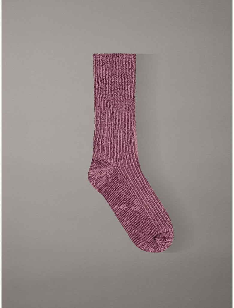 Calvin Klein | Soft Rib Home Sock 1 Pair | Vintage Plum