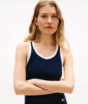 Tommy Hilfiger | Heritage Rib Short Lounge Set | Dark Night Navy