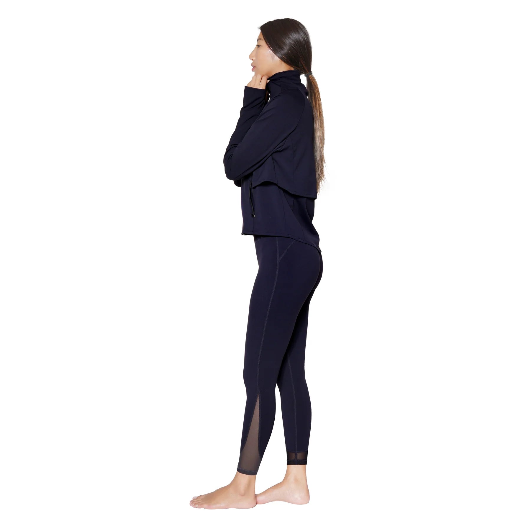 Huit | Bien-Etre Mesh Leggings | Black