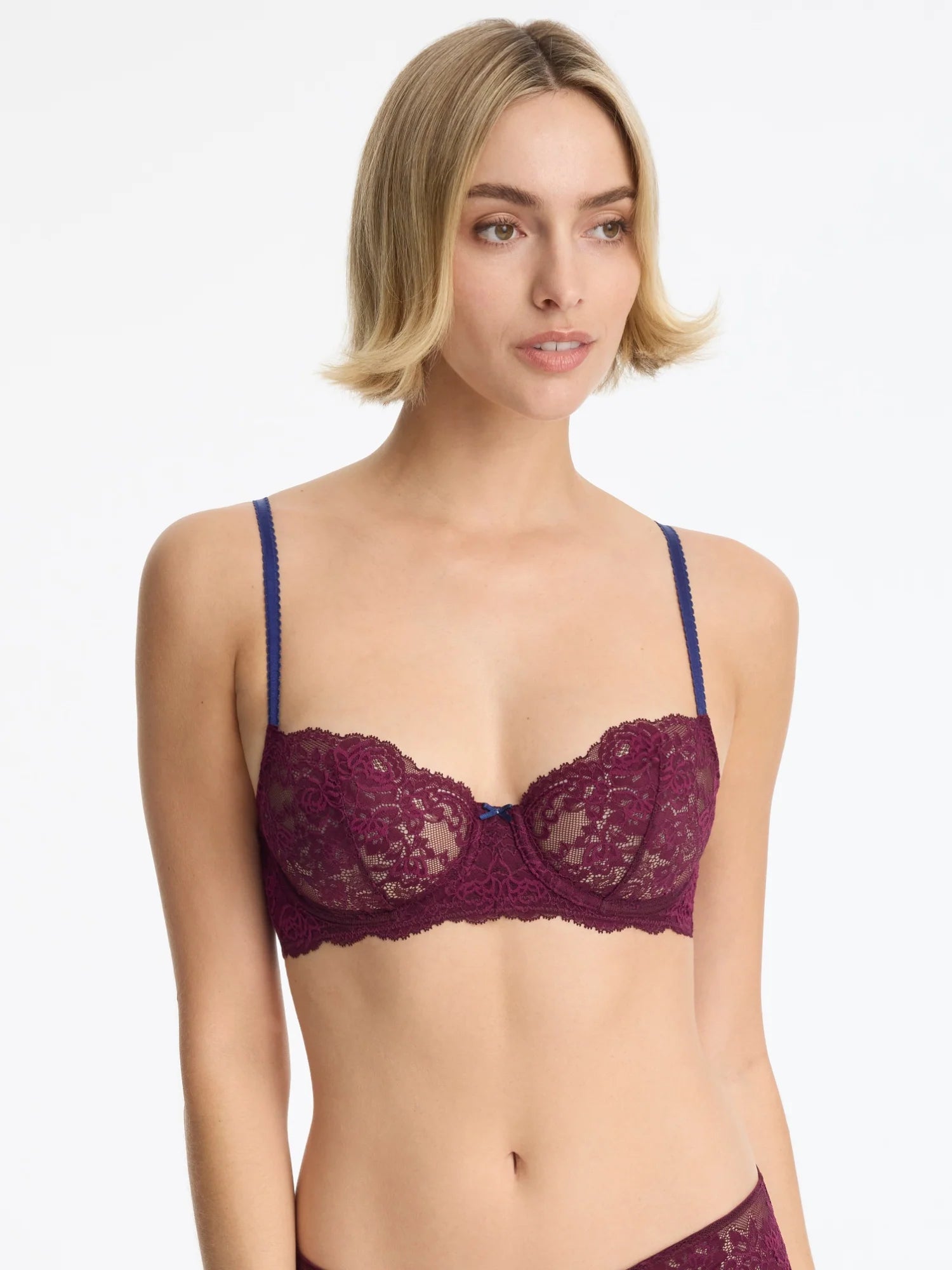 Skarlett Blue | Captivate Balconette Bra | Figgy/ Nocturnal