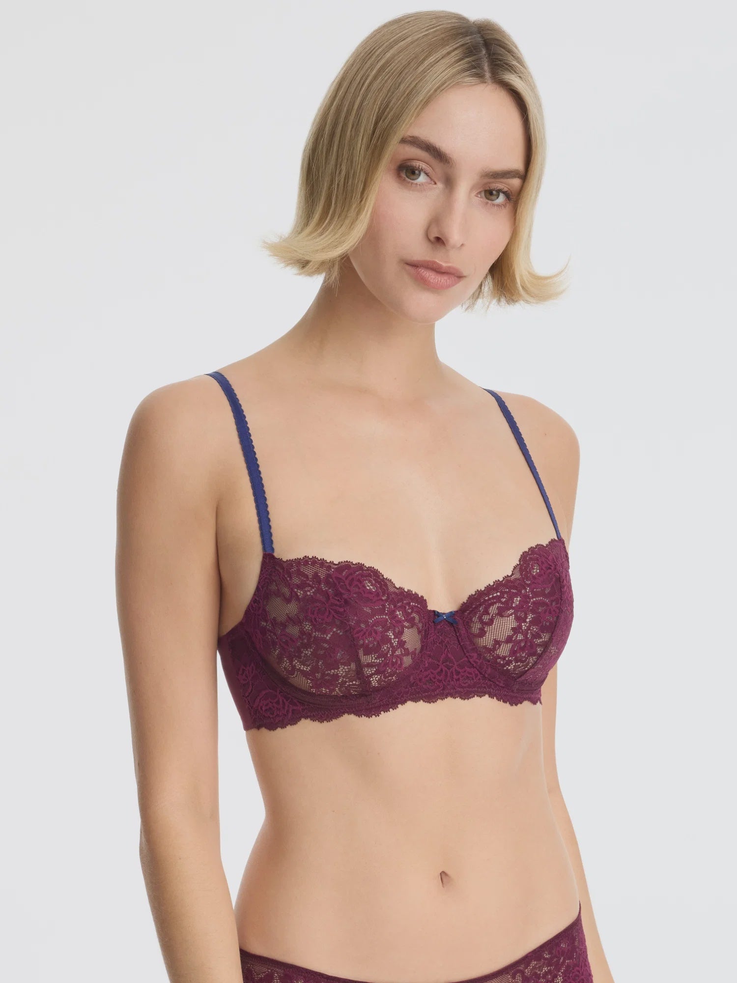 Skarlett Blue | Captivate Balconette Bra | Figgy/ Nocturnal