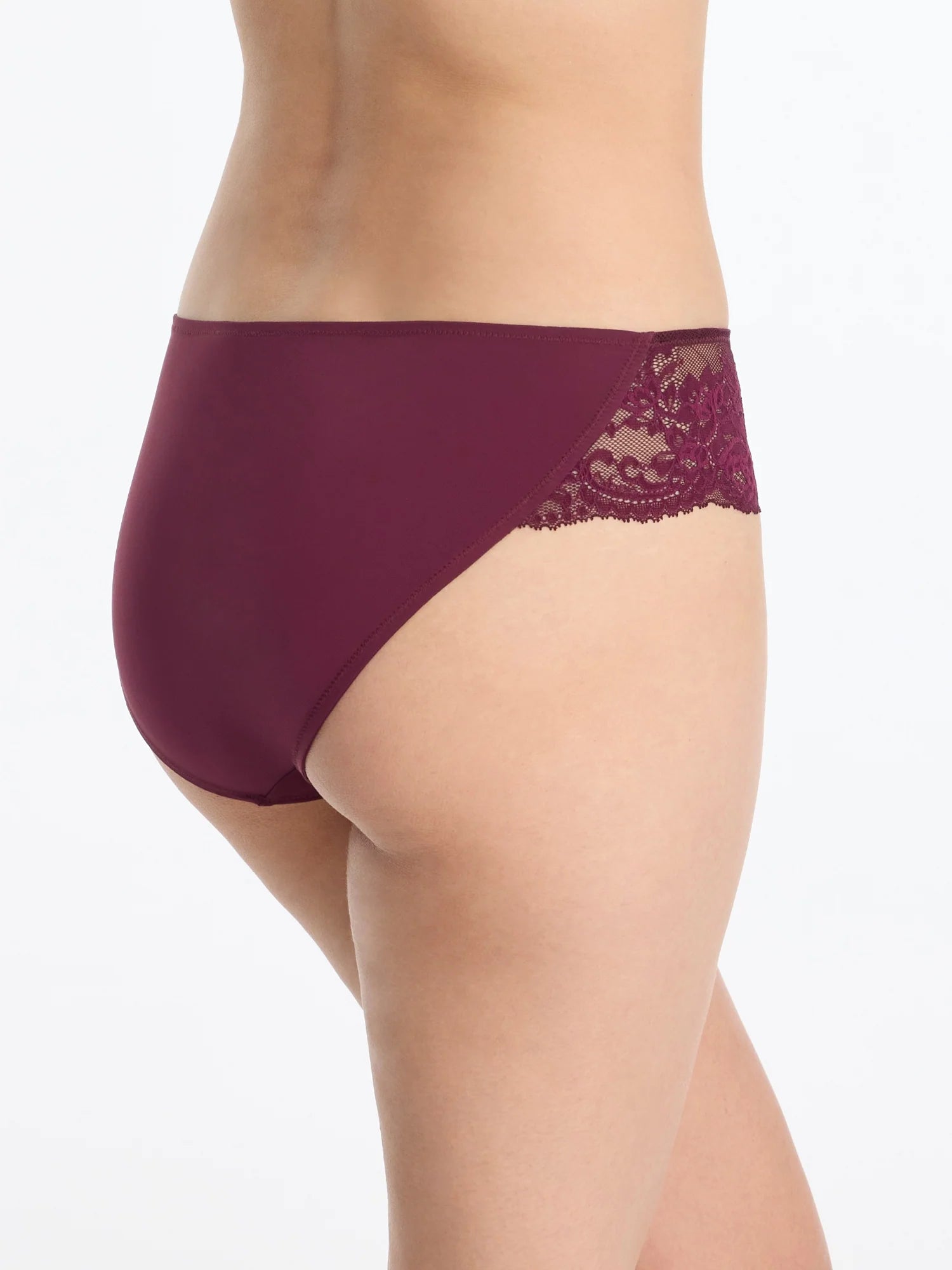 Skarlett Blue | Captivate Lace Bikini Brief | Figgy/ Nocturnal