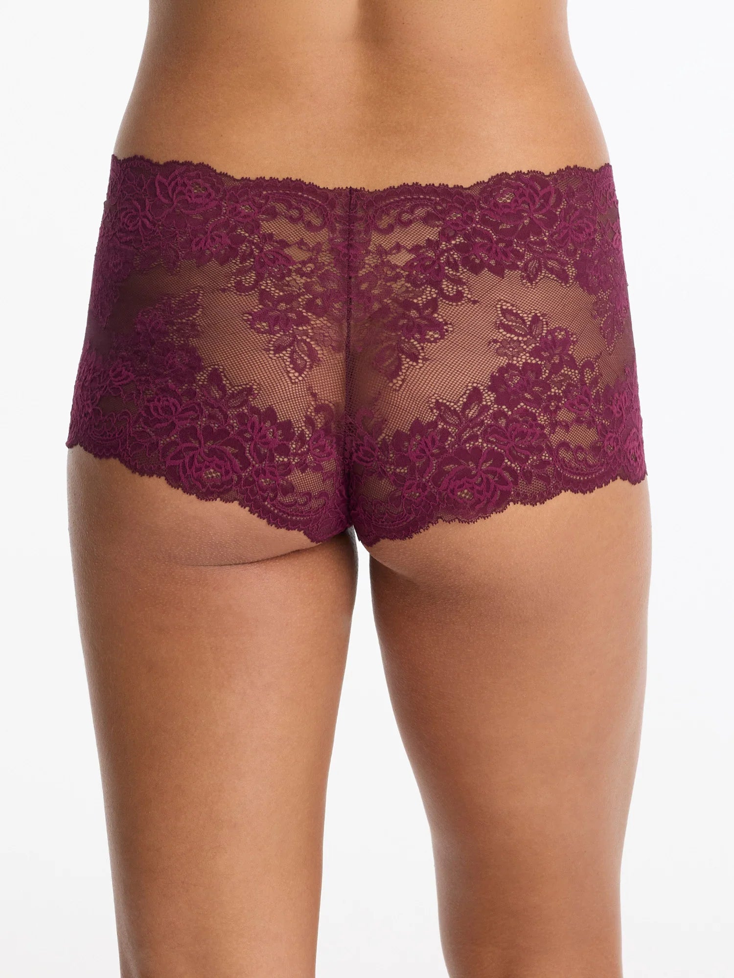 Skarlett Blue | Captivate Lace Boyshort | Figgy/ Nocturnal
