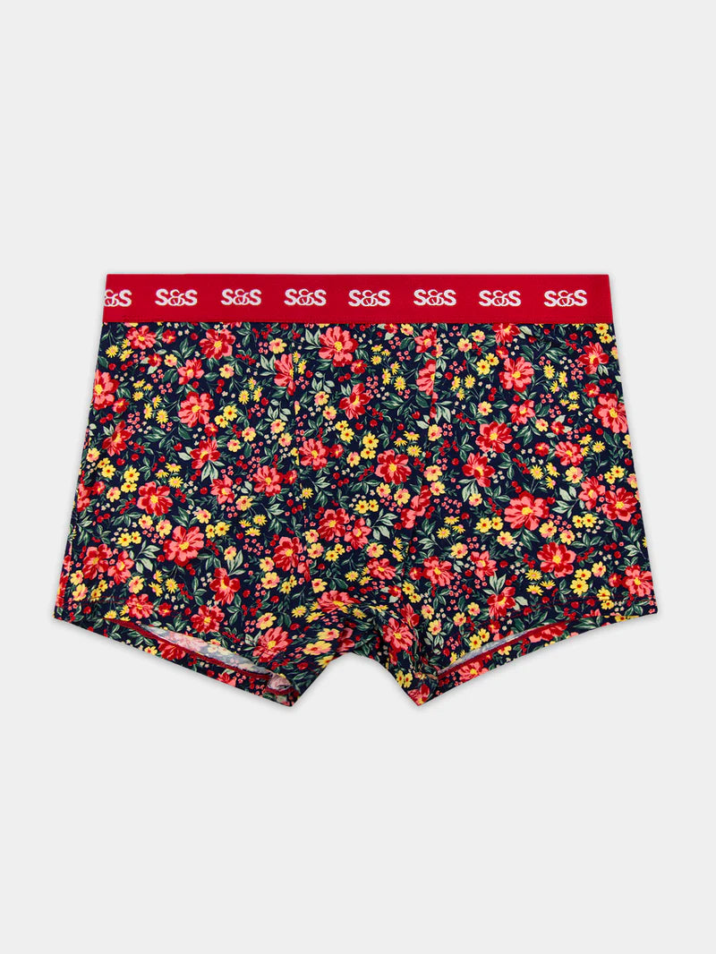 Stripe & Stare | Women's Boxer | Cherry Bloom