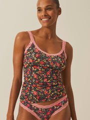 Stripe & Stare | Lace Cami | Cherry Bloom