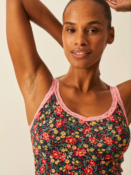 Stripe & Stare | Lace Cami | Cherry Bloom