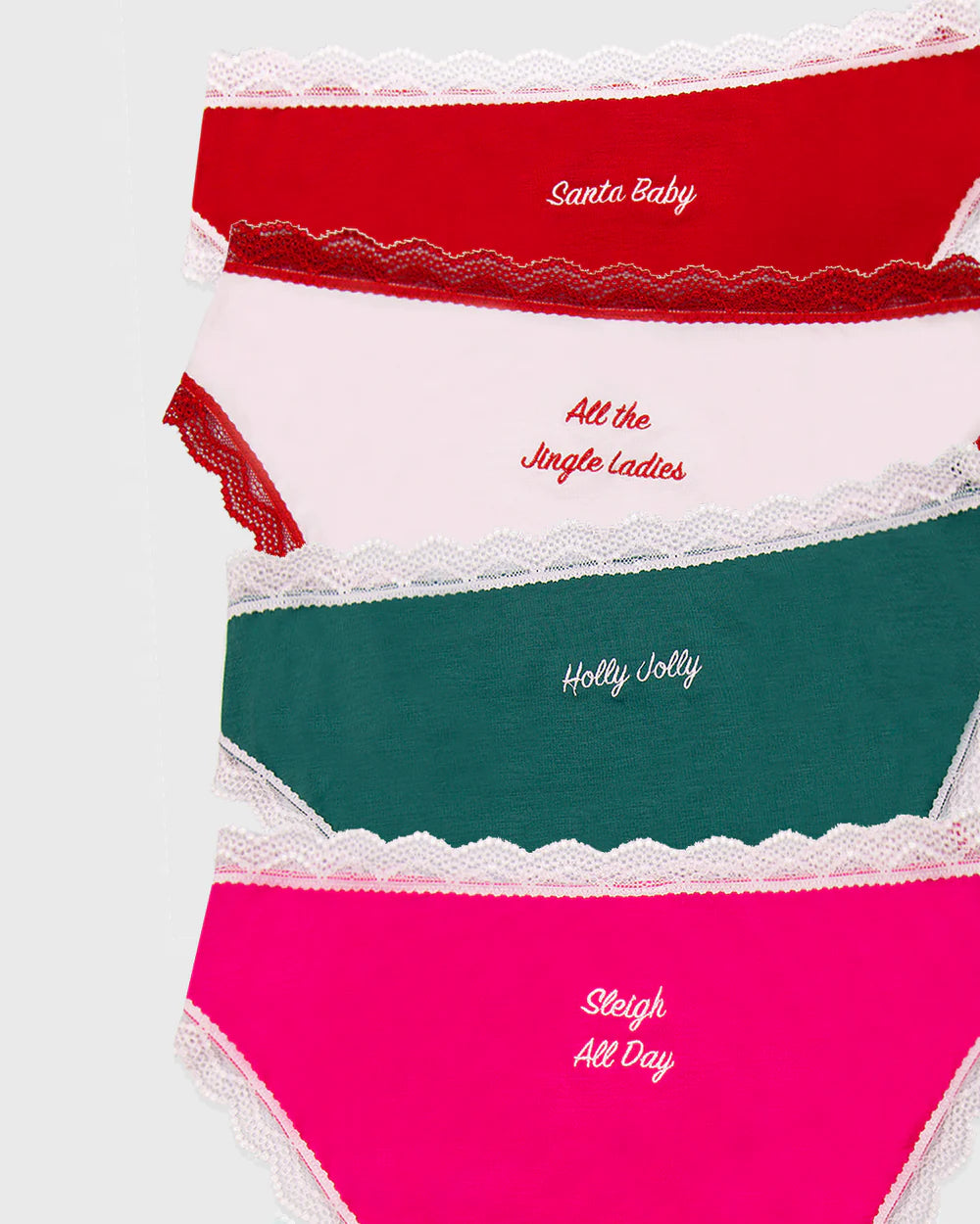 Stripe & Stare | The Original Knicker Four Pack | Christmas