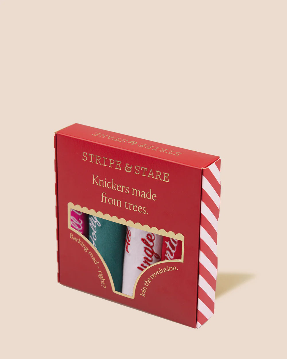 Stripe & Stare | The Original Knicker Four Pack | Christmas