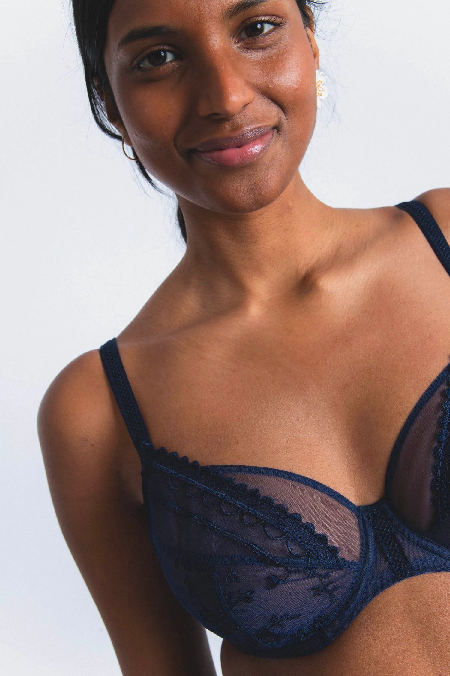 Maison Lejaby | Muse Balconette Bra | Dark Night